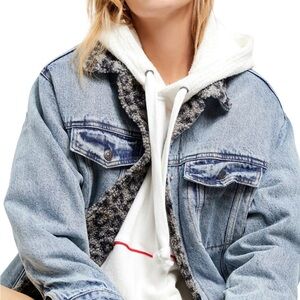 Free People Jacket - Sherpa-Lined Denim Jacket (We The Free)